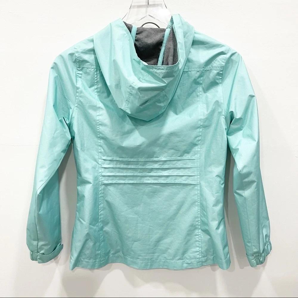 Hawke & Co Hooded Rain Jacket Windbreaker Full-Zip Girls Kids 14 Outdoor Sporty